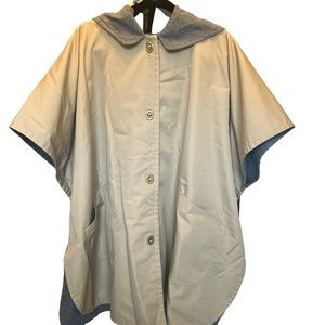 RARE Vintage 1960's Bonnie Cashin Poncho Weatherwear for Russ Taylor "Turnlock"